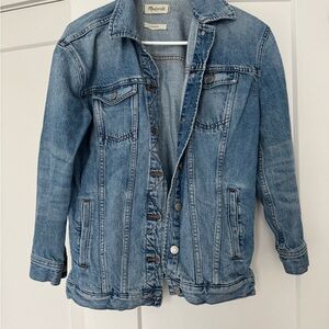 LIKE NEW Madewell XXS oversized jean jacket